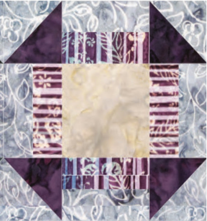 A Walk in the Woods BOM: Month 3 – block of the month – colorful textile design