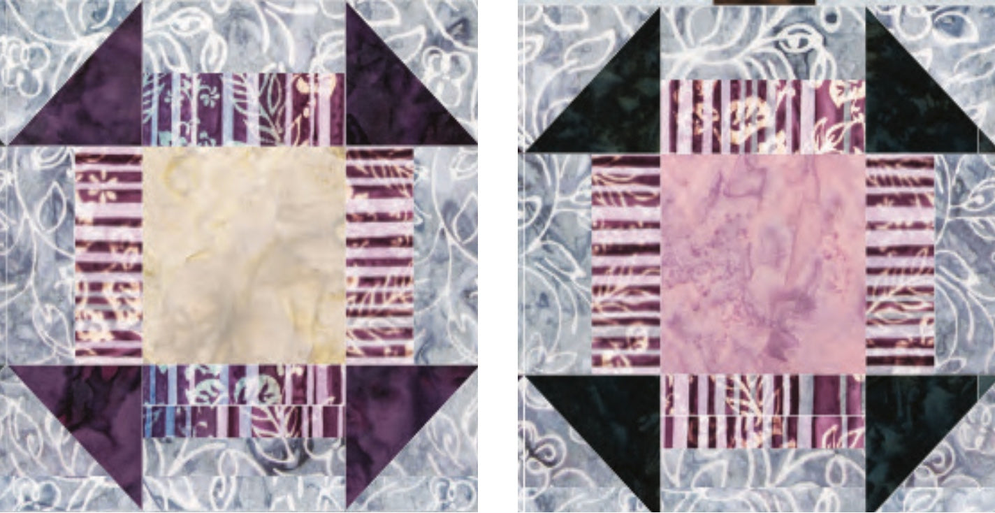 A Walk in the Woods BOM: Month 3 – block of the month – colorful textile design