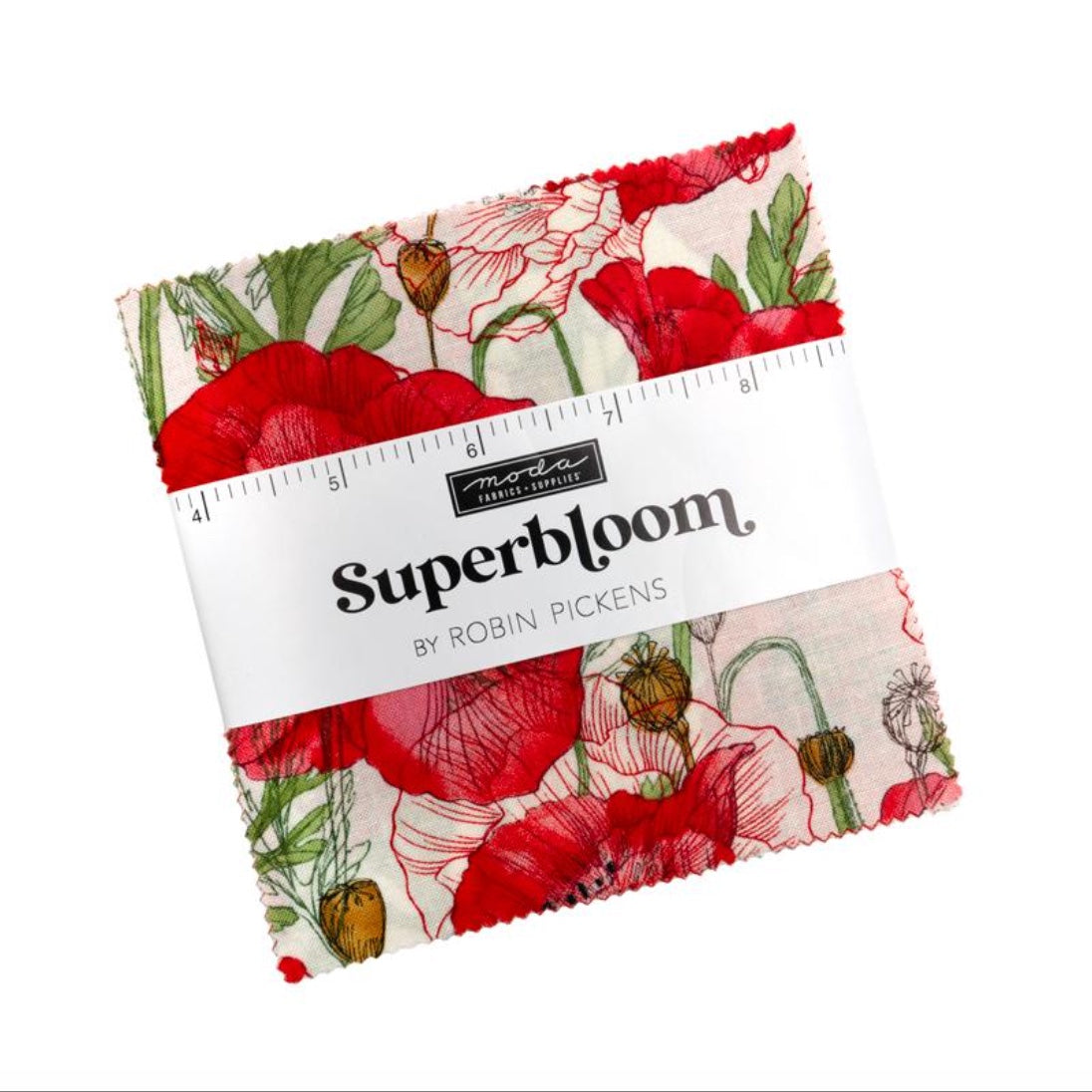 Superbloom by Robin Pickens for Moda Fabrics, Charm Pack 5" x 5", 42 Pcs.