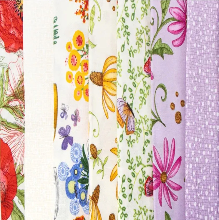 Superbloom by Robin Pickens for Moda Fabrics, Charm Pack 5" x 5", 42 Pcs.