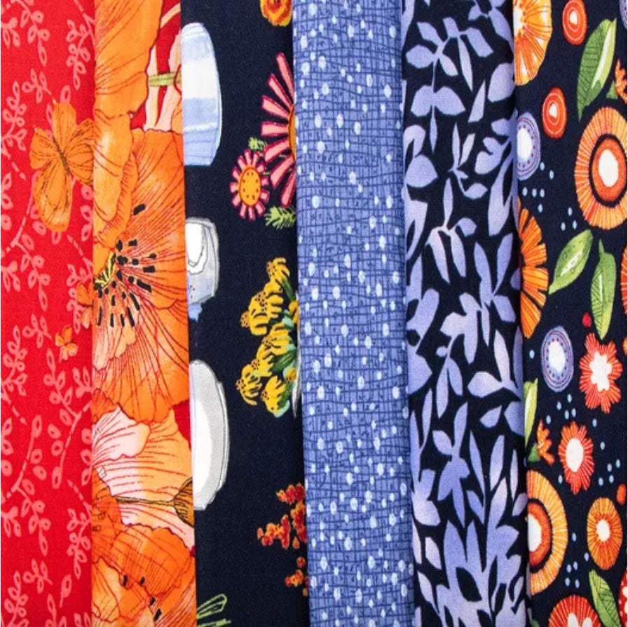 Superbloom by Robin Pickens for Moda Fabrics, Charm Pack 5" x 5", 42 Pcs.