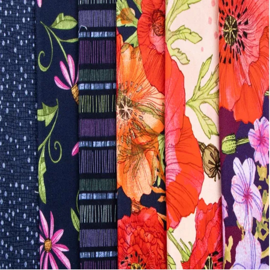 Superbloom by Robin Pickens for Moda Fabrics, Charm Pack 5" x 5", 42 Pcs.