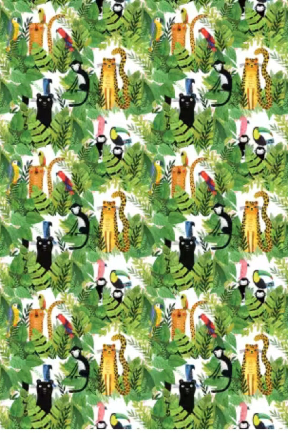Safari Fun – Safari Fun White/Multi – fabric – colorful textile design