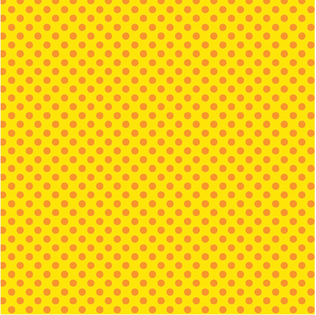 Safari Fun – Random Dots Yellow/Orange