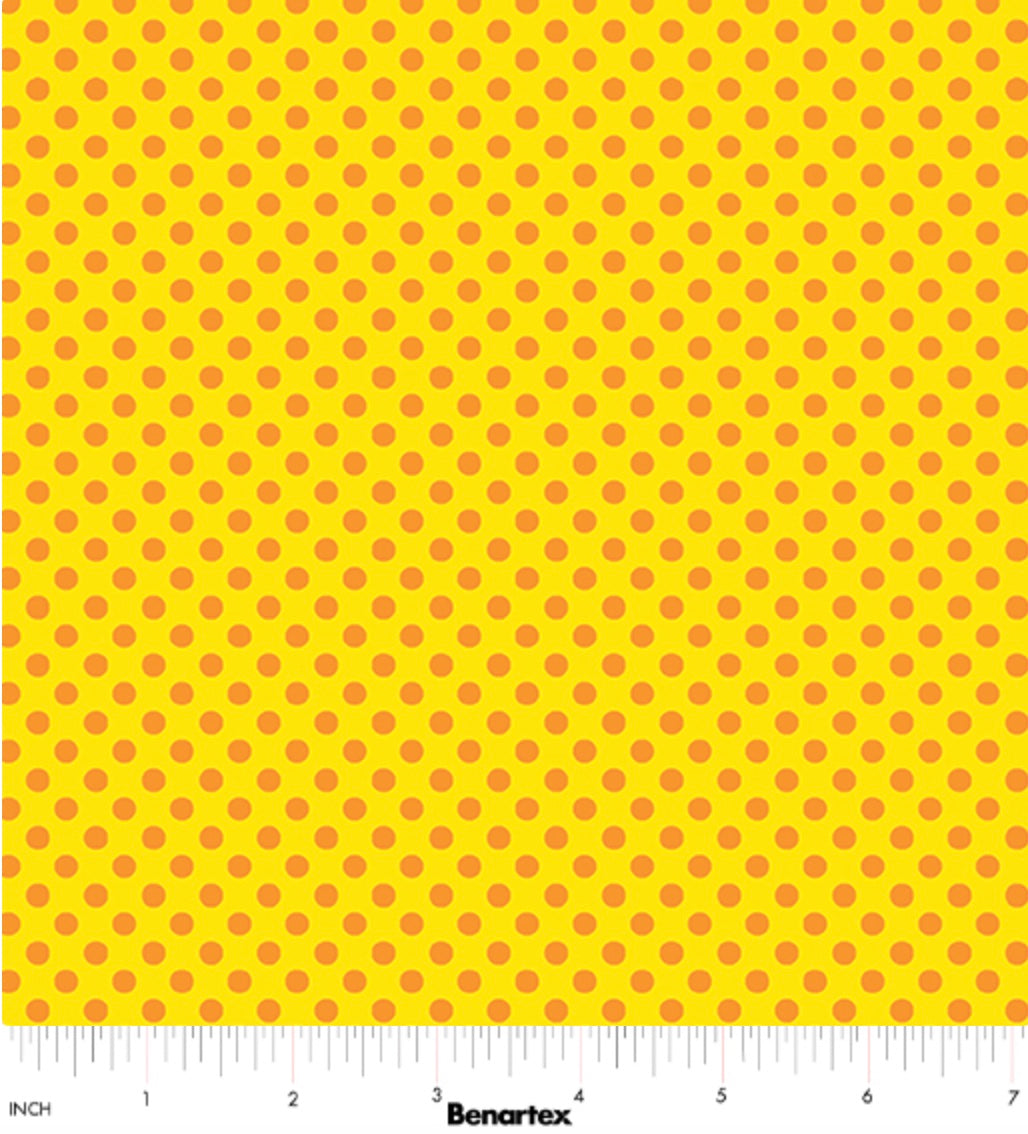 Safari Fun – Random Dots Yellow/Orange