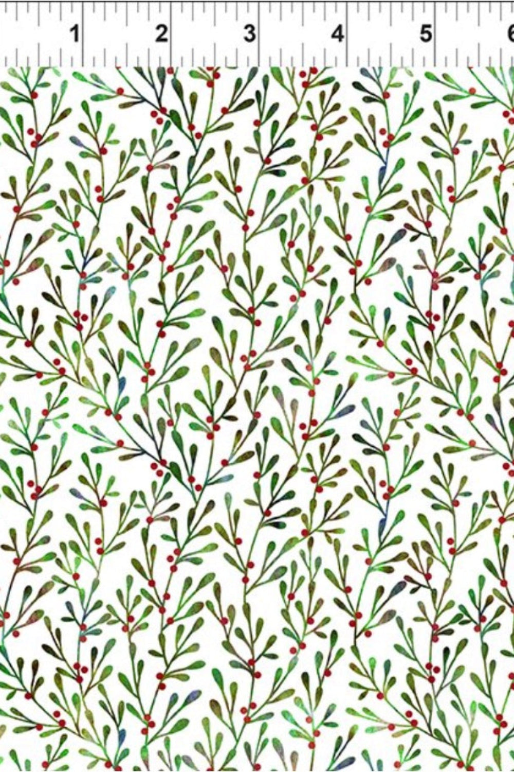 Winter Solstice II White Branches – fabric – colorful textile design