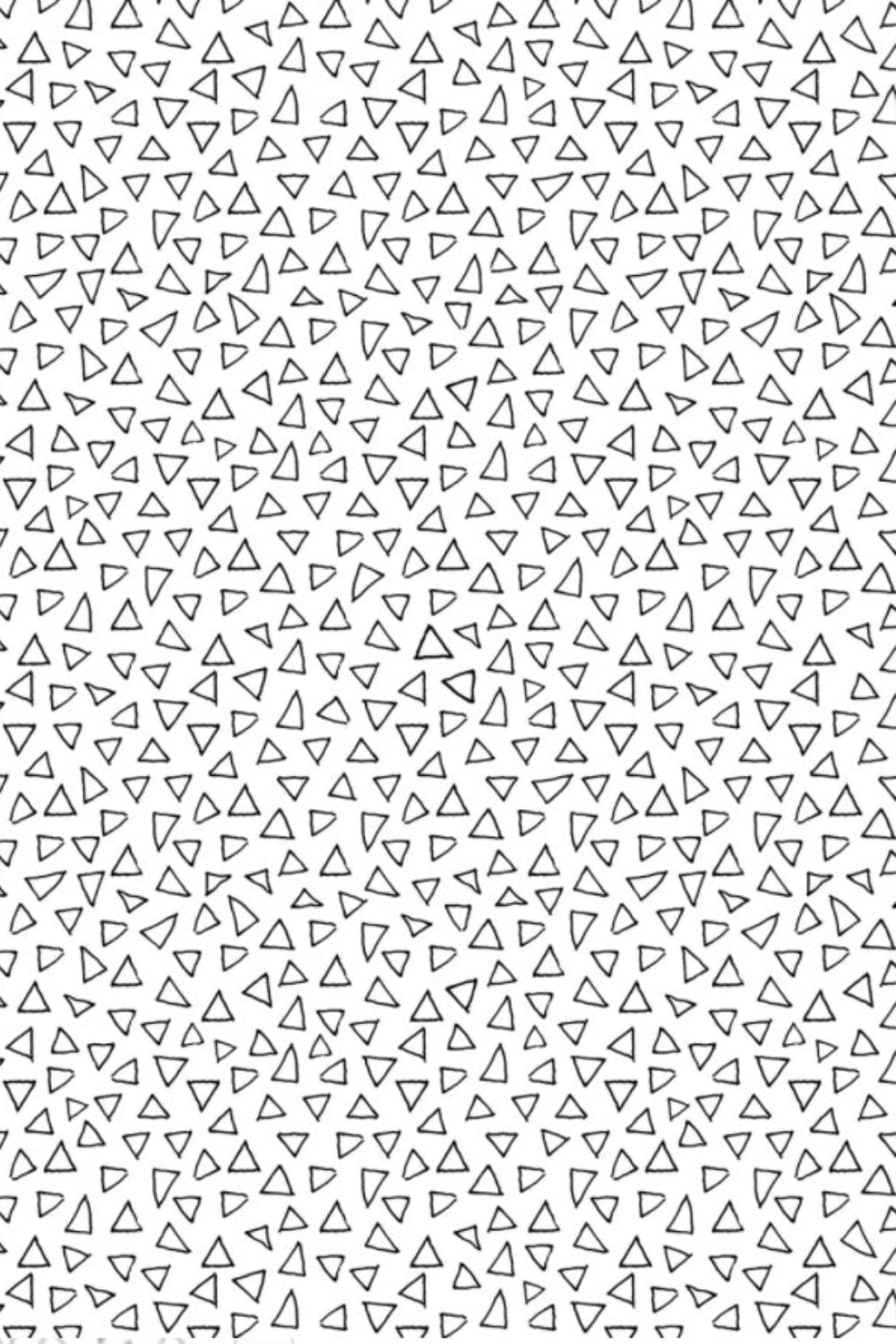 Safari Fun – Floating Triangles – White/Black – fabric – colorful textile design