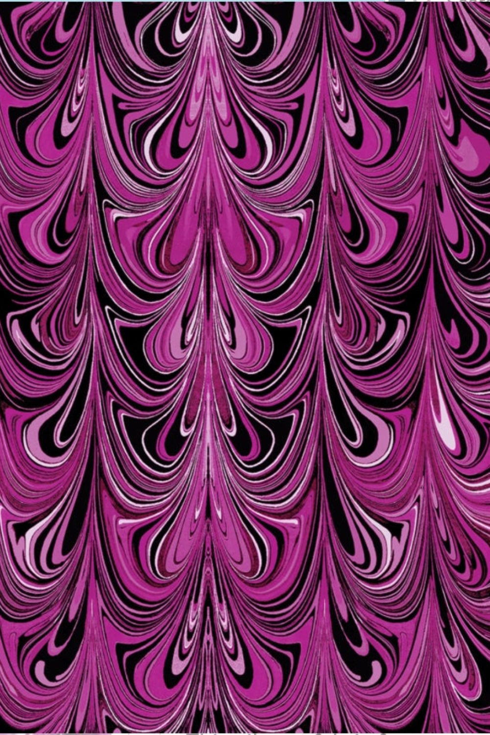 Needle Stars - Chandelier Fuchsia – fabric – colorful textile design