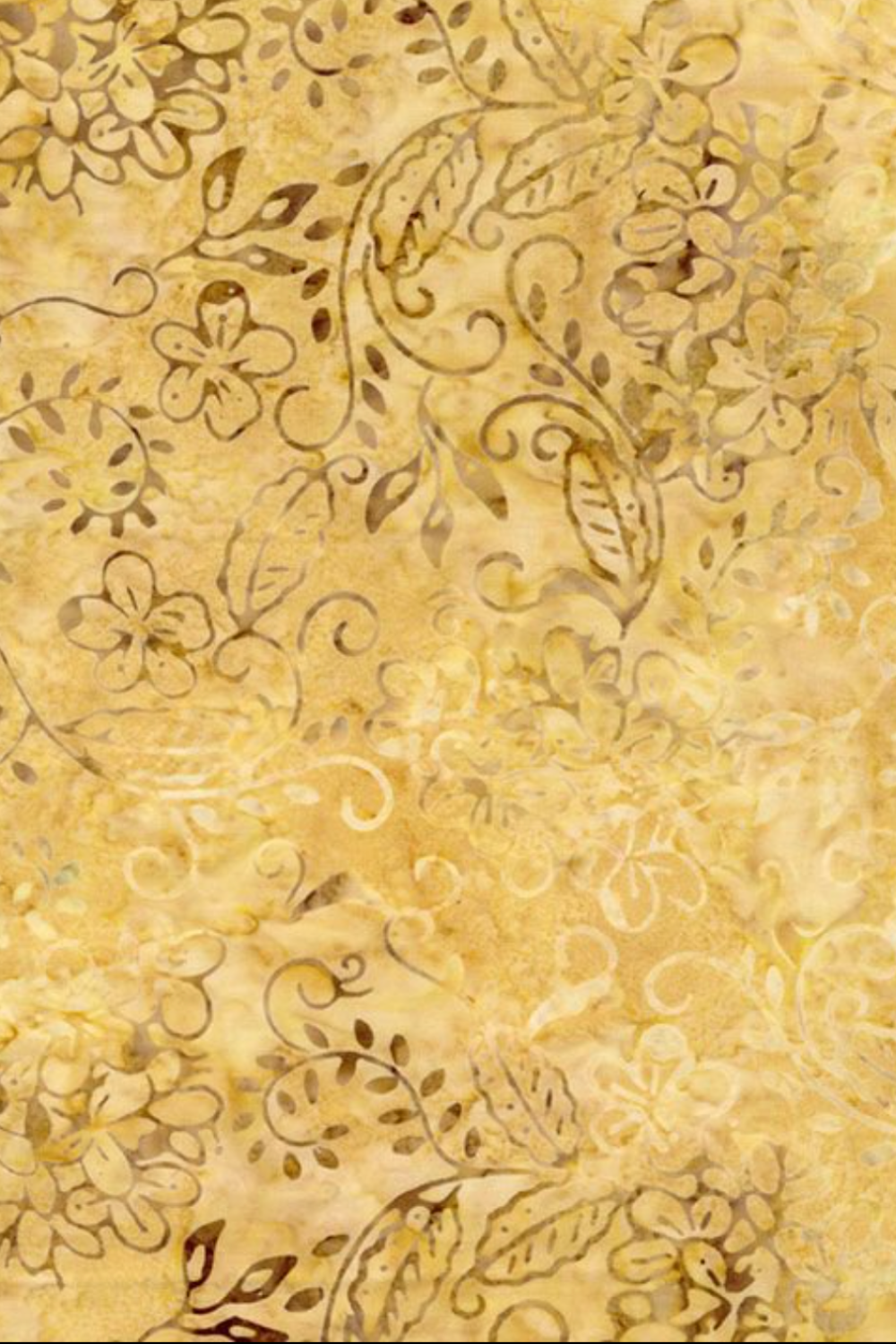 Tonga - Fawn Viney Floral – fabric – colorful textile design