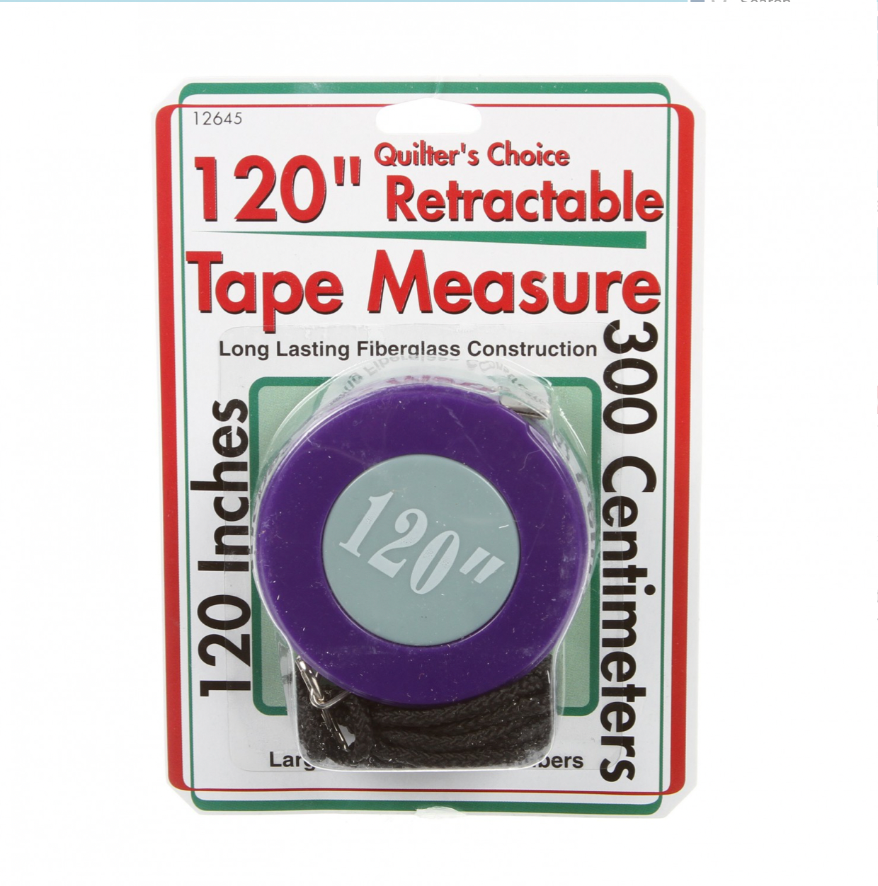 Retractable Tape Measure 120in – notion – colorful textile design