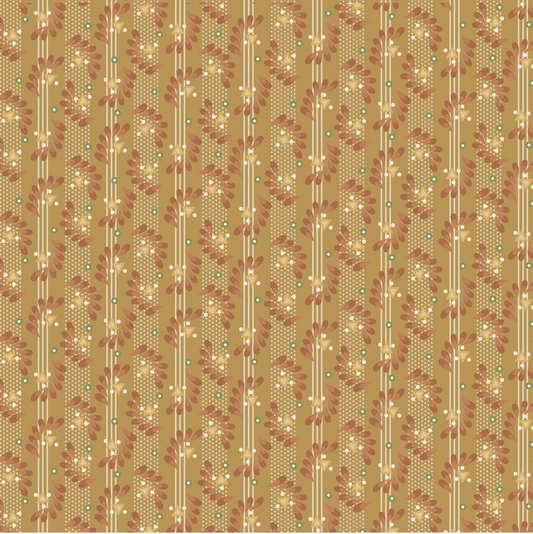 Front Porch  Railings - Gold – fabric – colorful textile design