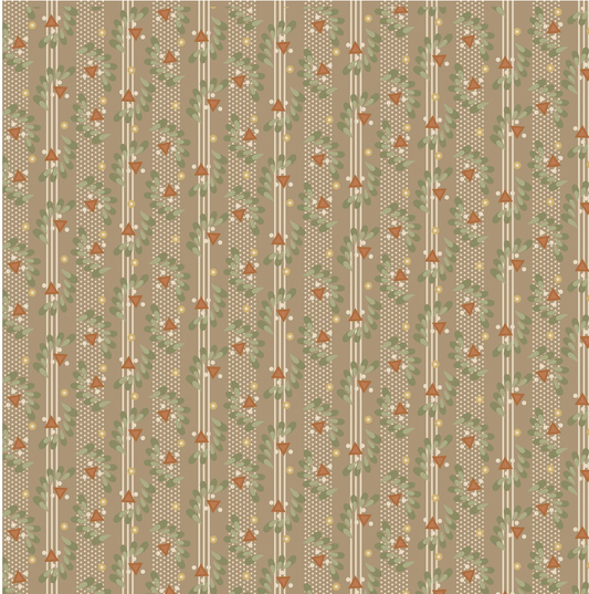 Front Porch Railings - Taupe – fabric – colorful textile design