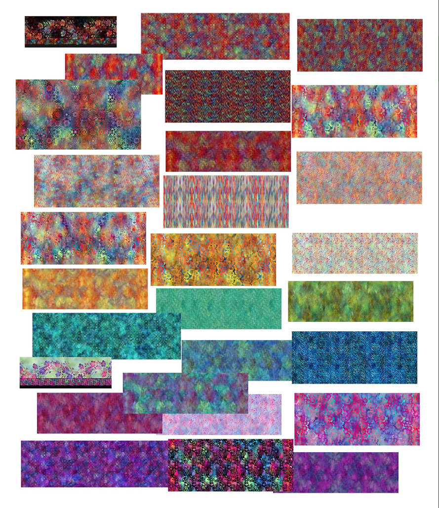 Halcyon Tonals, Painters Texture Black - 3/4 yard cut