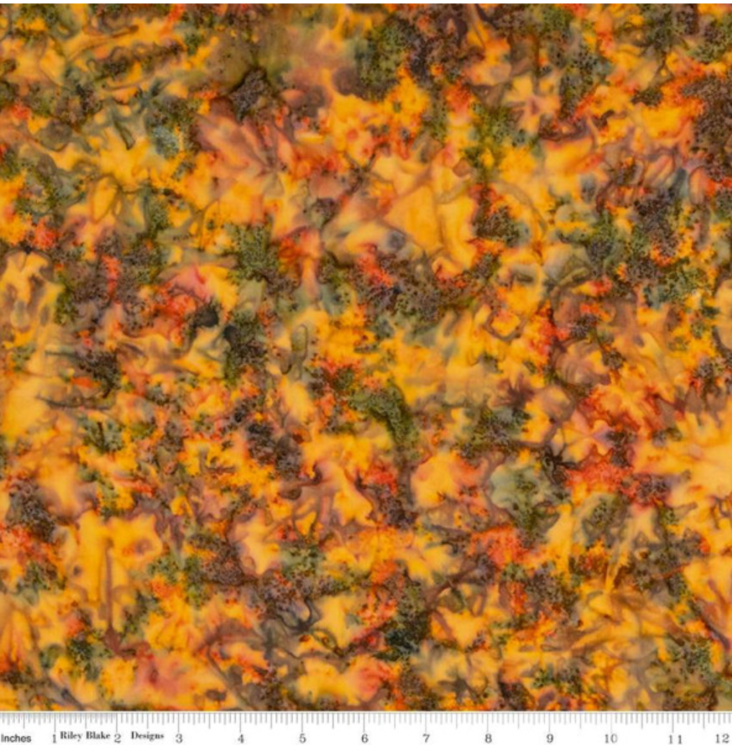 Expressions Batiks Hand-Dyes Orange Multi 1