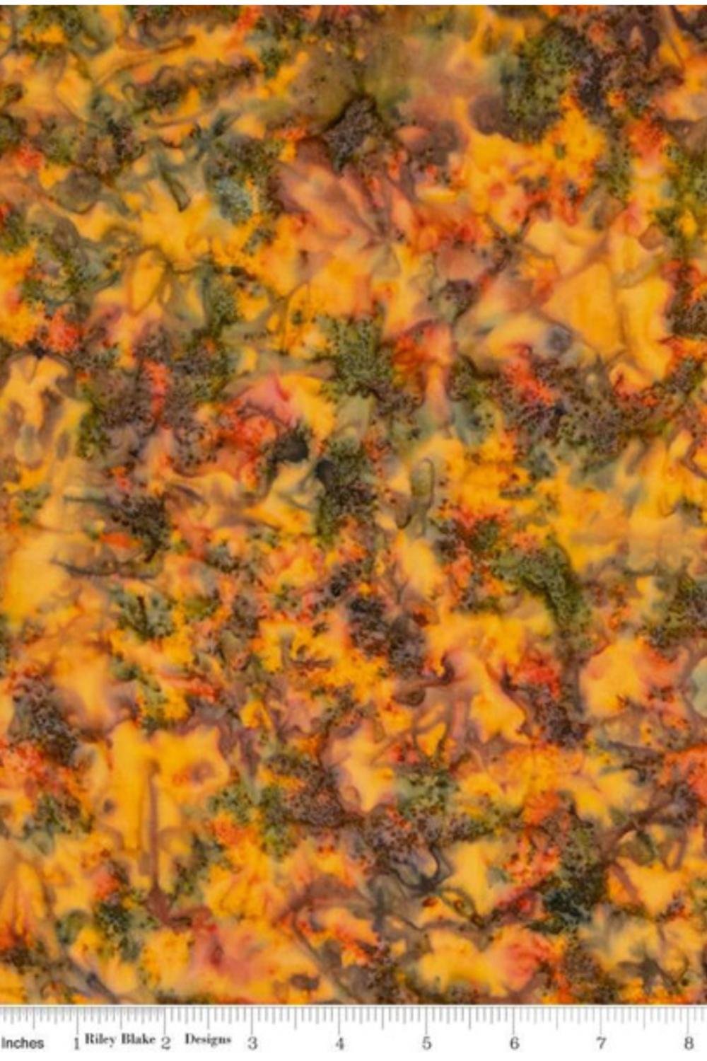 Expressions Batiks Hand-Dyes Orange Multi 1 – fabric – colorful textile design