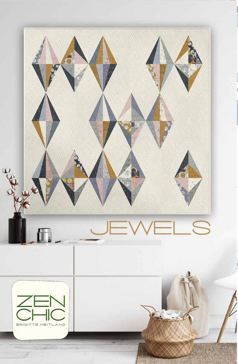 Celestial Aluminium Strokes – fabric – modern patchwork
