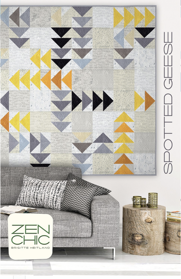Spotted Geese – quilt pattern – modern patchwork