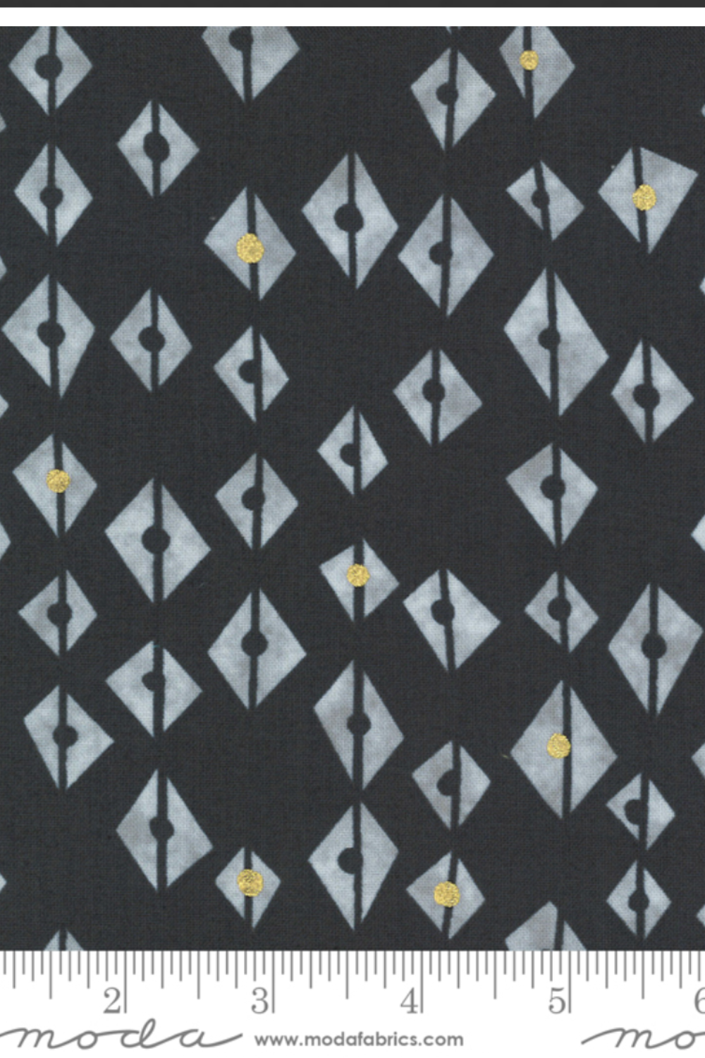 Dance in Paris Charcoal Lanterns Metallic – fabric – modern patchwork