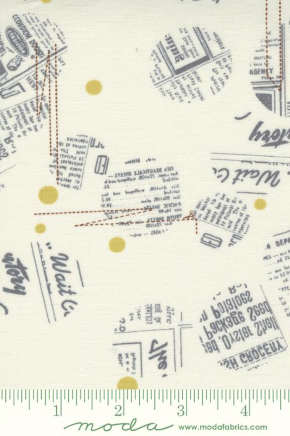 Celestial Moonbeam News Dropping – fabric – modern patchwork