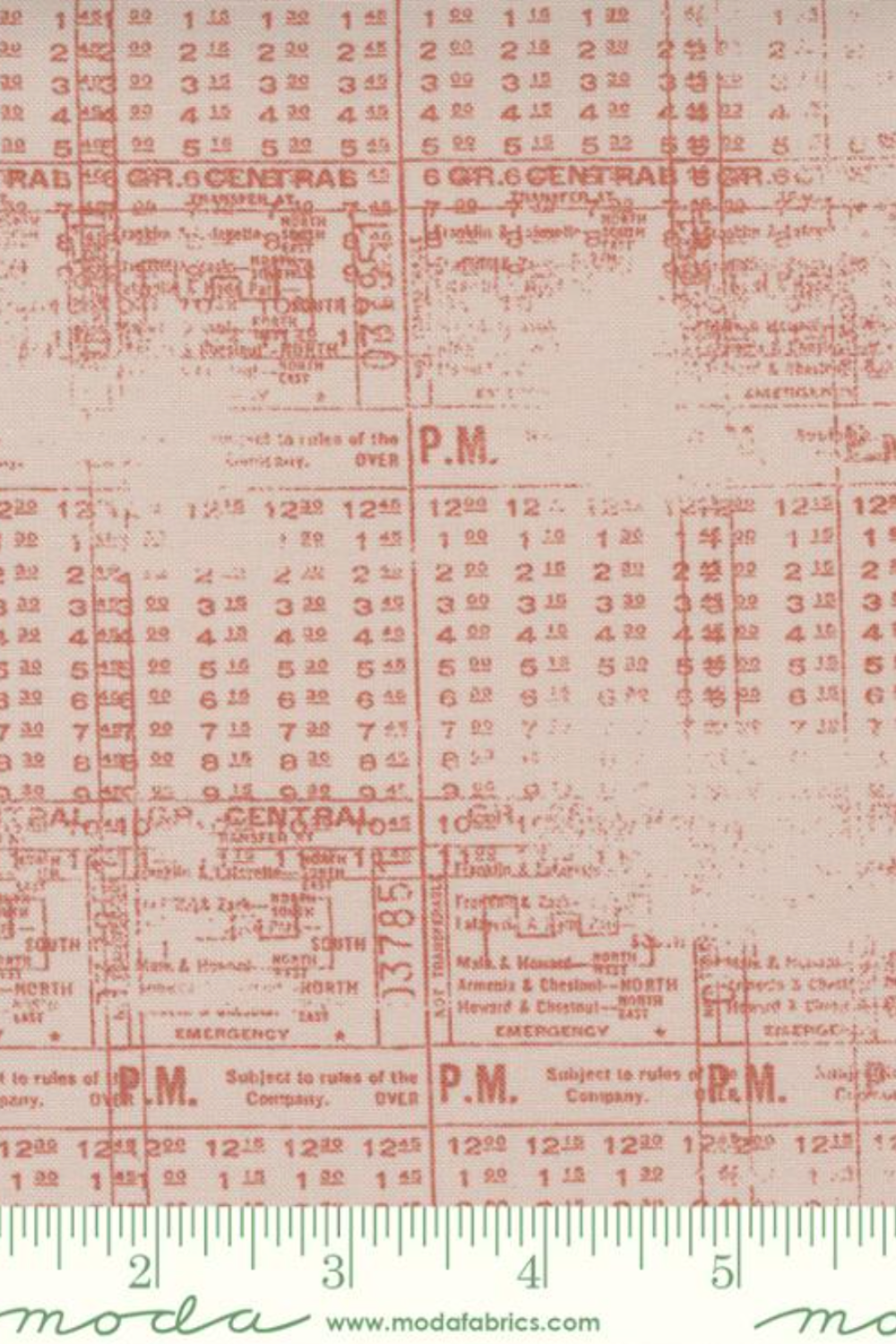 Celestial Rose Quartz Stamps Text – fabric – modern patchwork