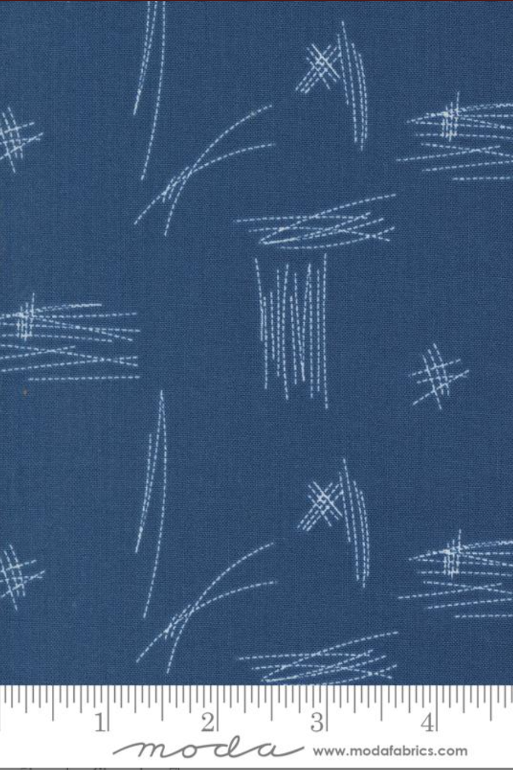Bluish Stitched Up Blueprint – fabric – modern patchwork