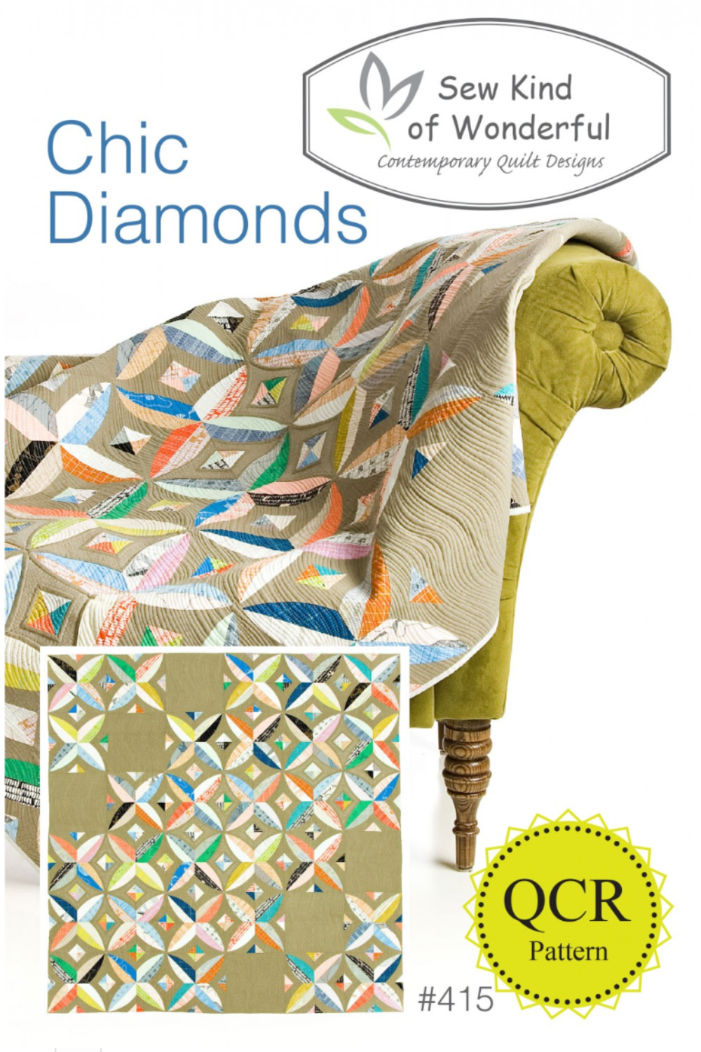 Chic Diamonds Quilt Pattern