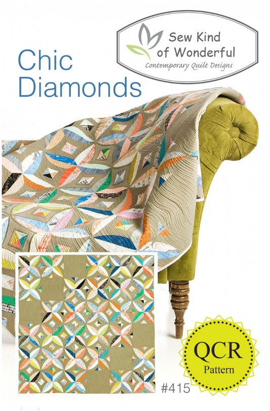 Chic Diamonds – pattern – colorful textile design