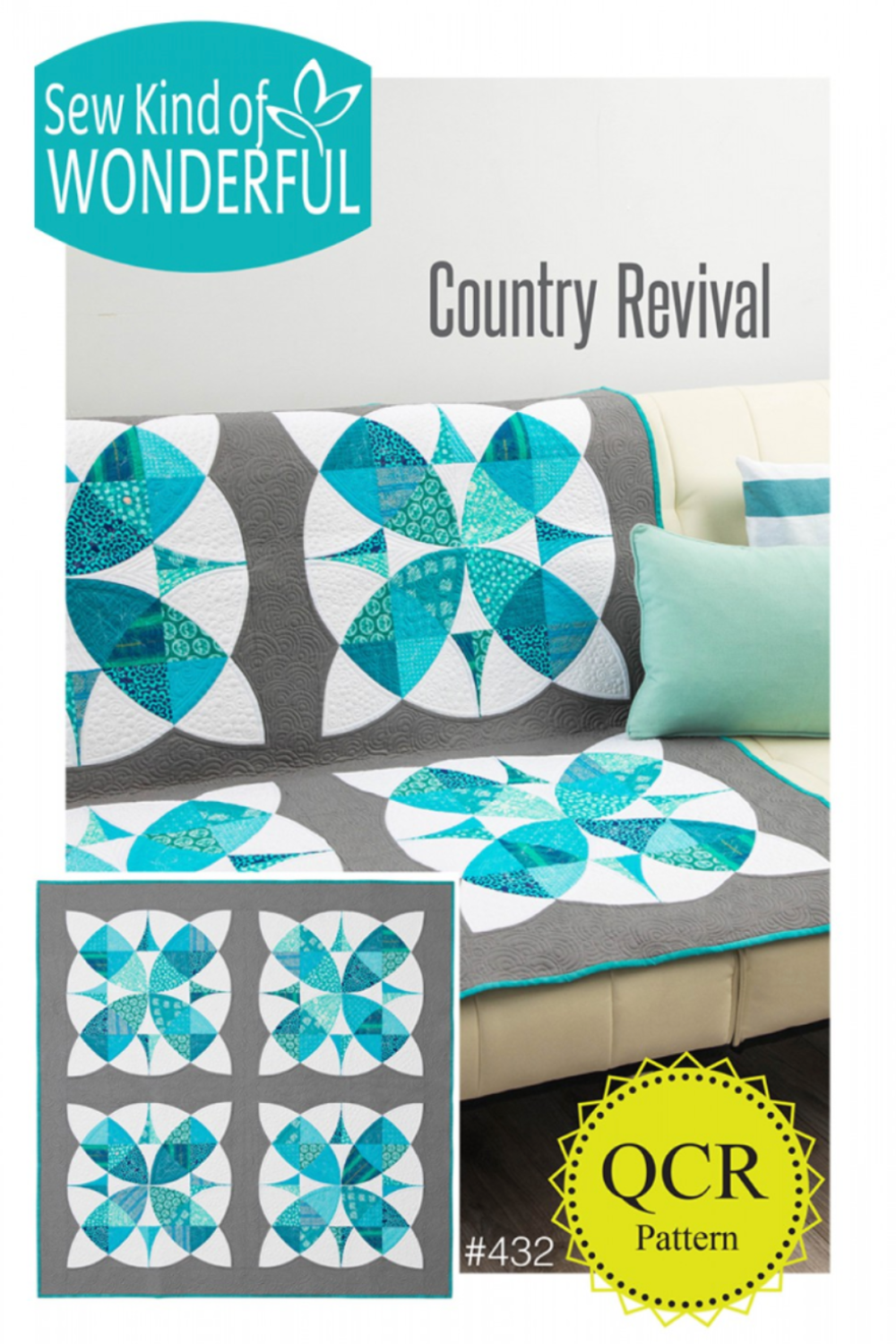 Country Revival – pattern – colorful textile design