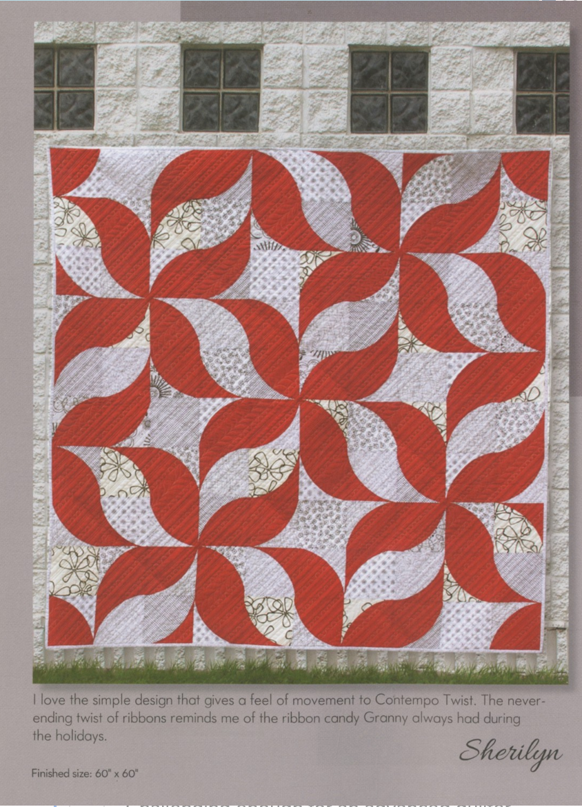 One Wonderful Curve 12 Contemporary Quilts – book – colorful textile design