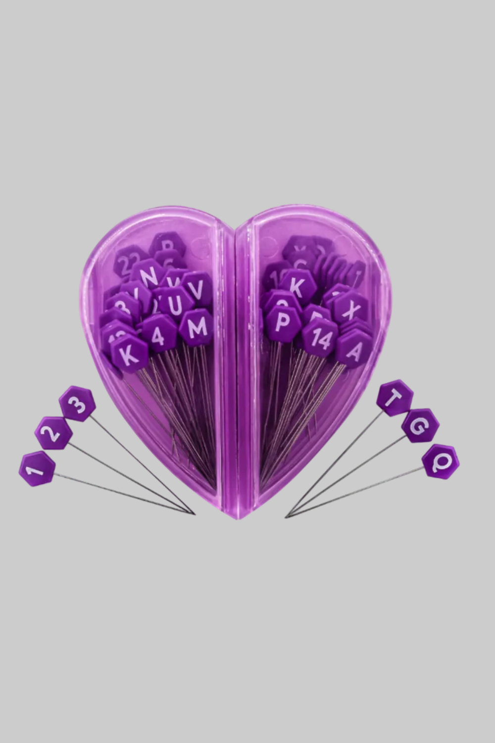 The Gypsy Quilter ABC 123 Cool Pins – notion – colorful textile design