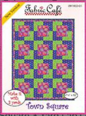 Town Square 3 Yard Lap Quilt – quilt pattern – colorful textile design