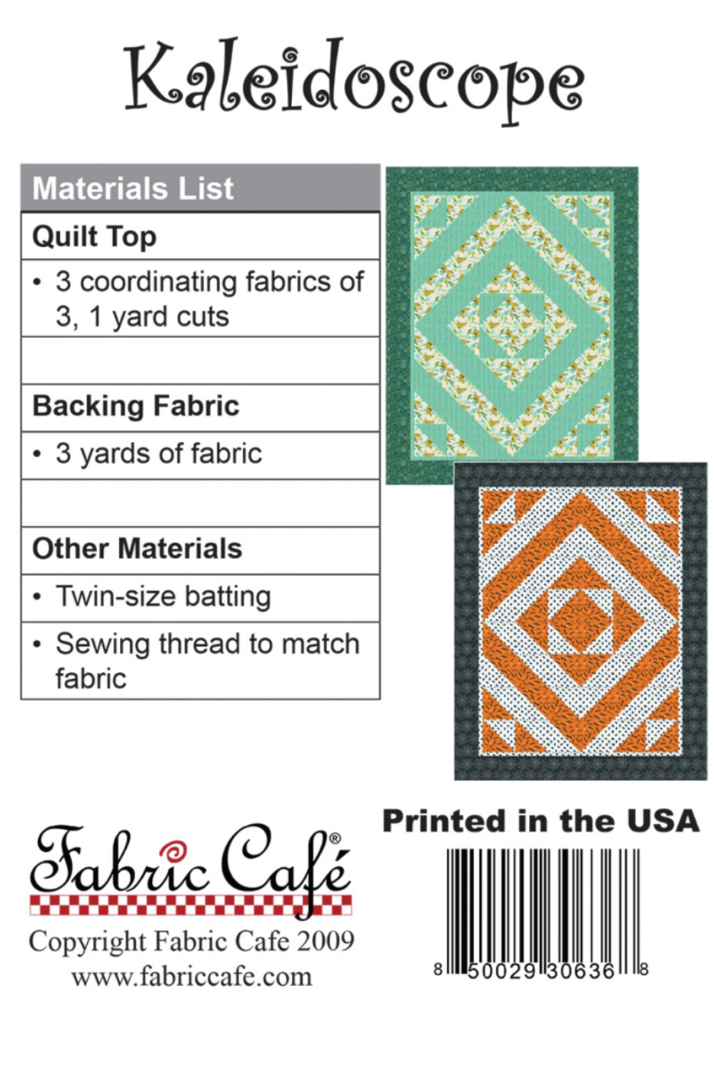 Kaleidoscope – quilt pattern – colorful textile design