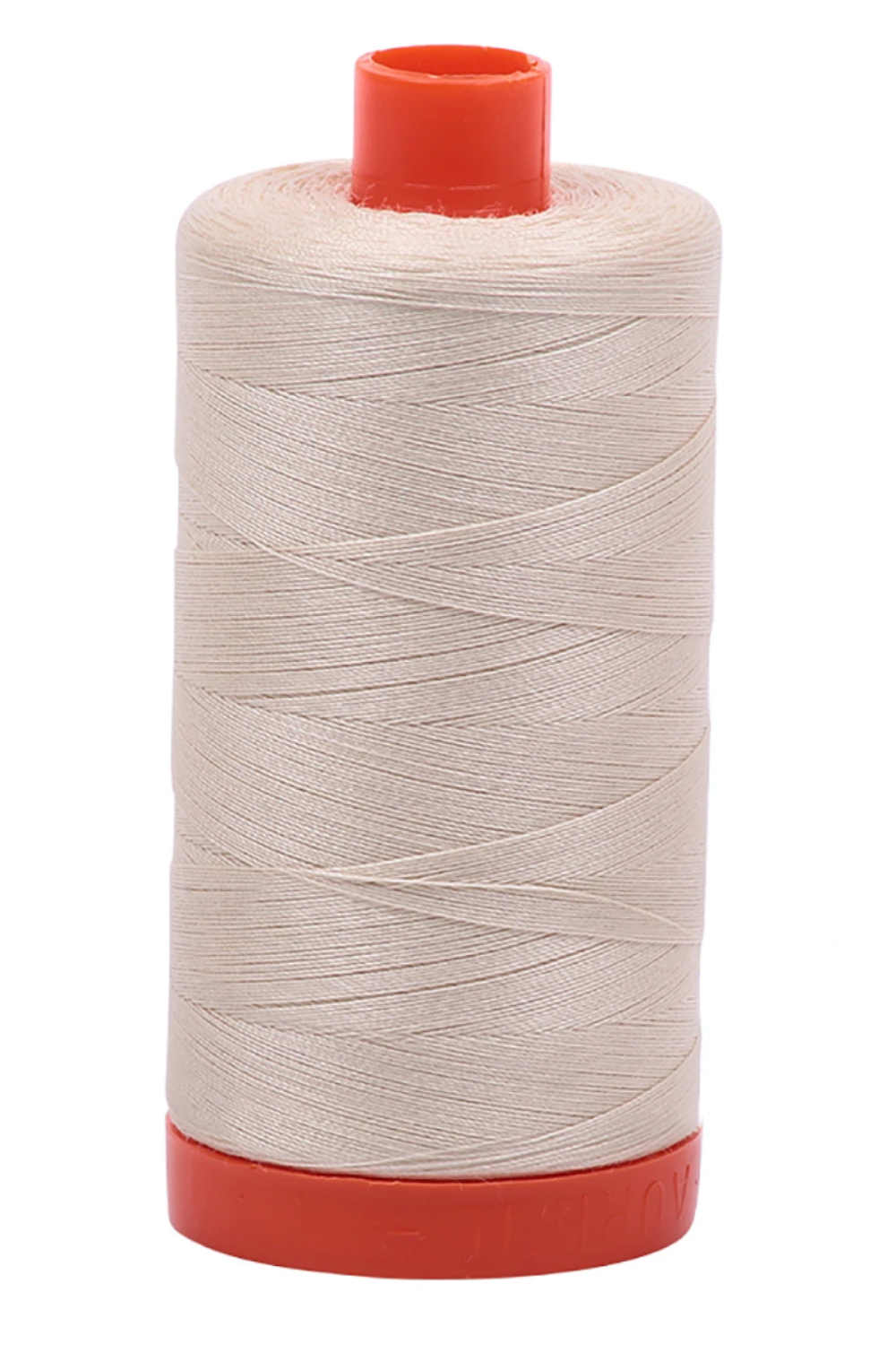 Mako Cotton Thread Solid 50wt 1300yds Light Beige – notion – colorful textile design