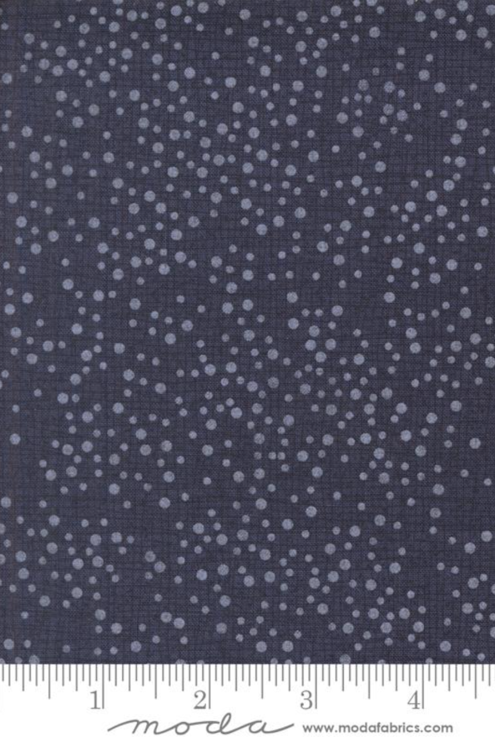 Dotty Thatched Indigo – fabric – colorful textile design