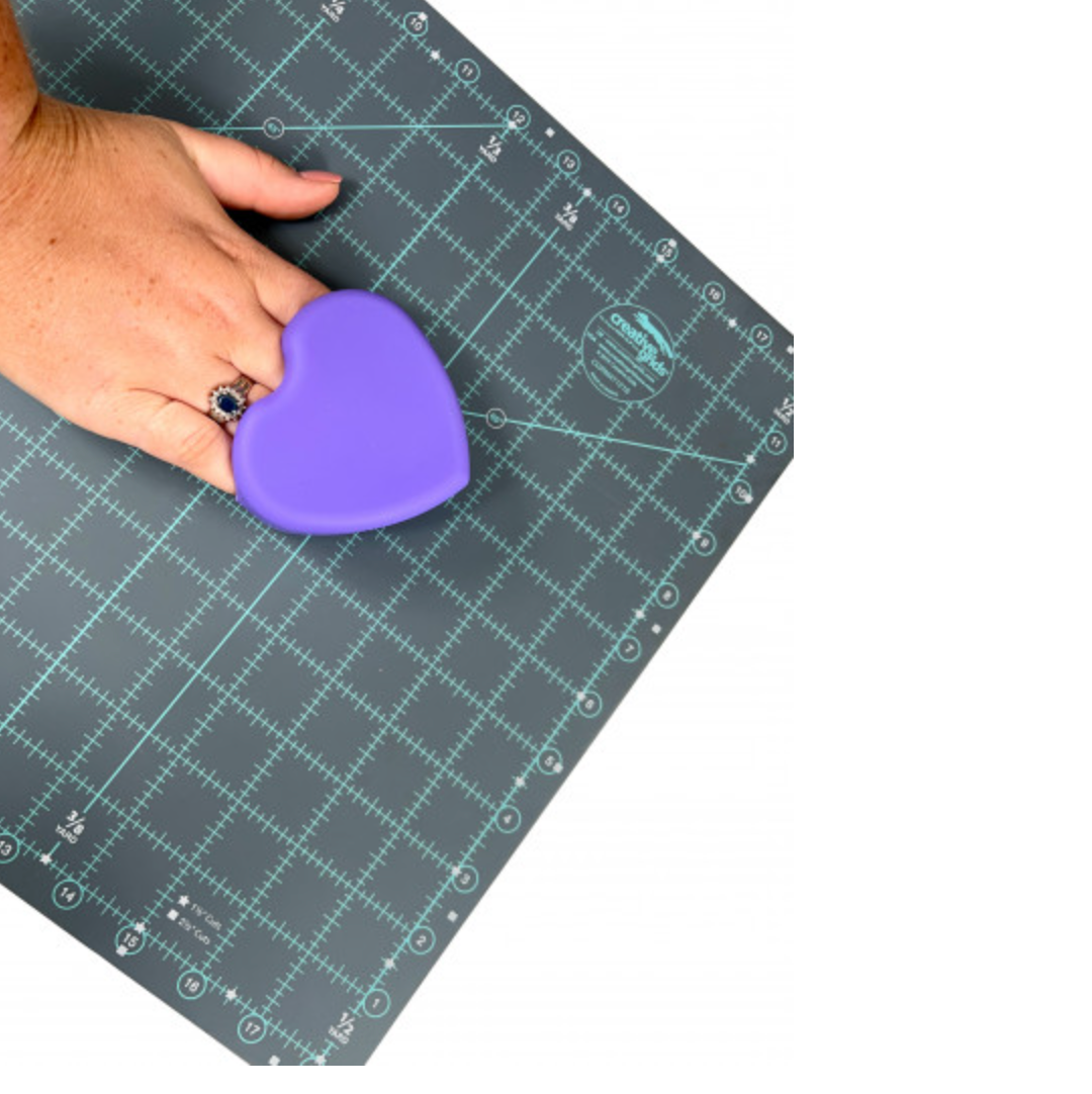 The Gypsy Quilter Cutting Mat Cleaning Pad Heart Shaped 3-1/4in x 1in