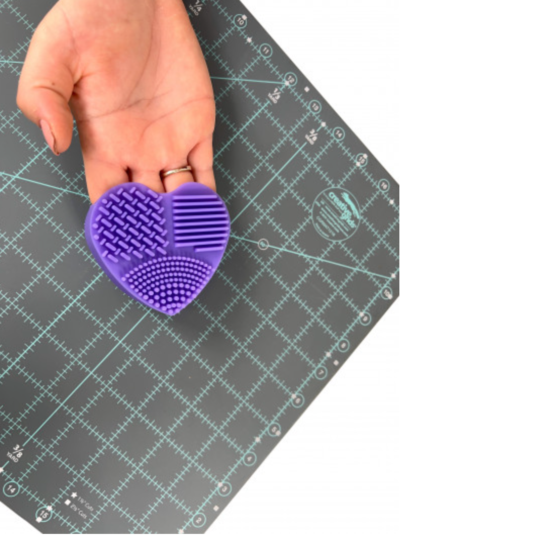 The Gypsy Quilter Cutting Mat Cleaning Pad Heart Shaped 3-1/4in x 1in