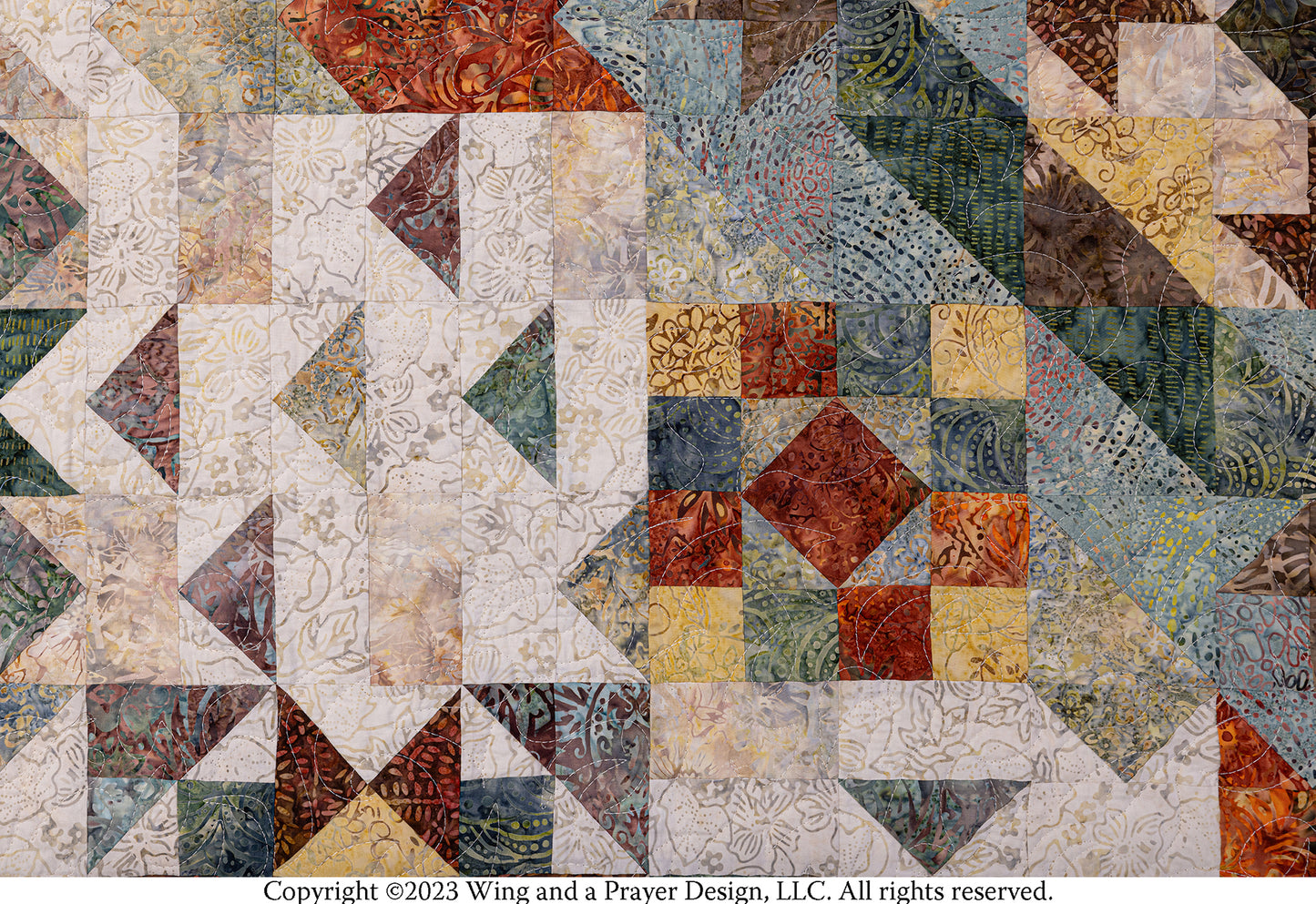Windsong Block of the Month Quilt Kit (Pattern + Fabrics)