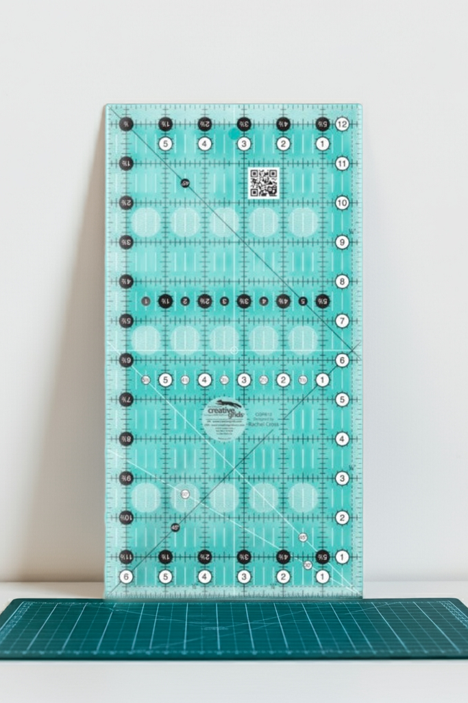 Creative Grids Quilt Ruler 6-1/2in x 12-1/2in – notion – colorful textile design