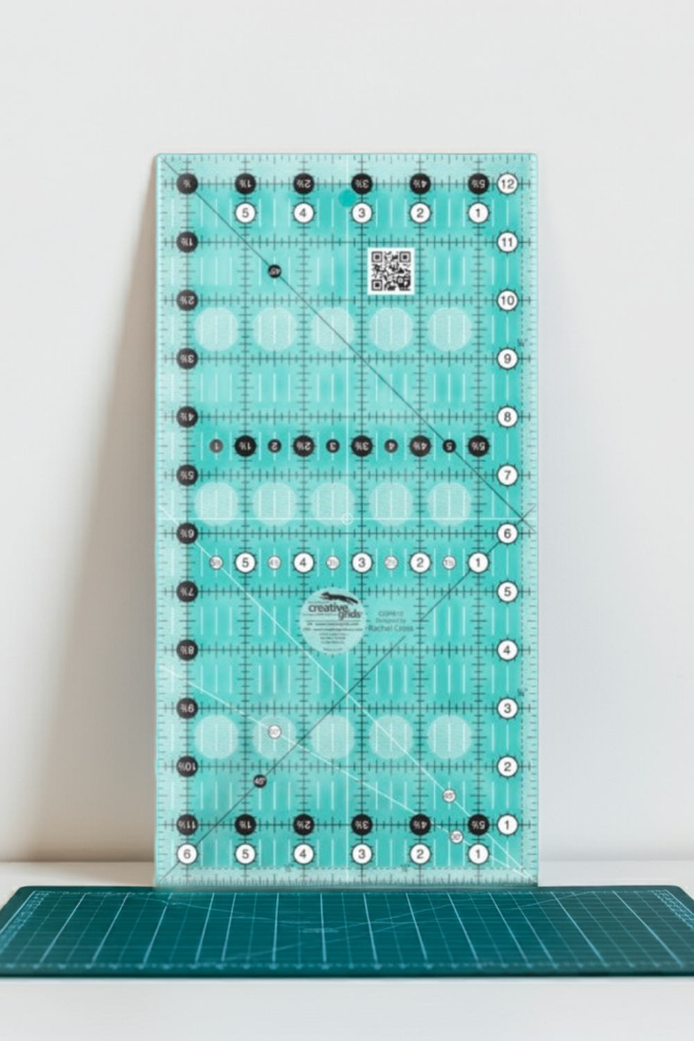 Creative Grids Quilt Ruler 6-1/2in x 12-1/2in – notion – colorful textile design