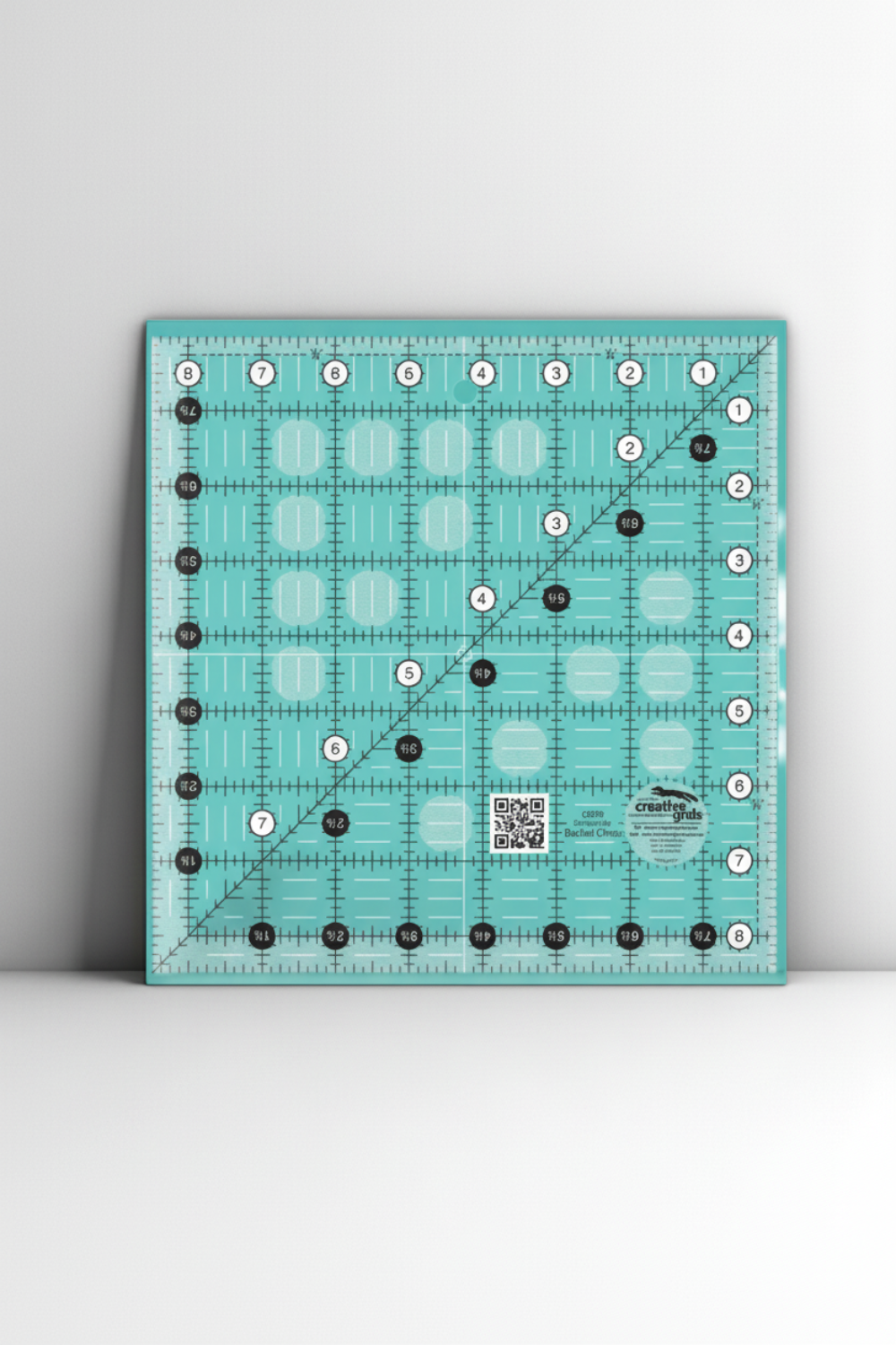 Creative Grids Quilt Ruler 8-1/2in Square – notion – colorful textile design