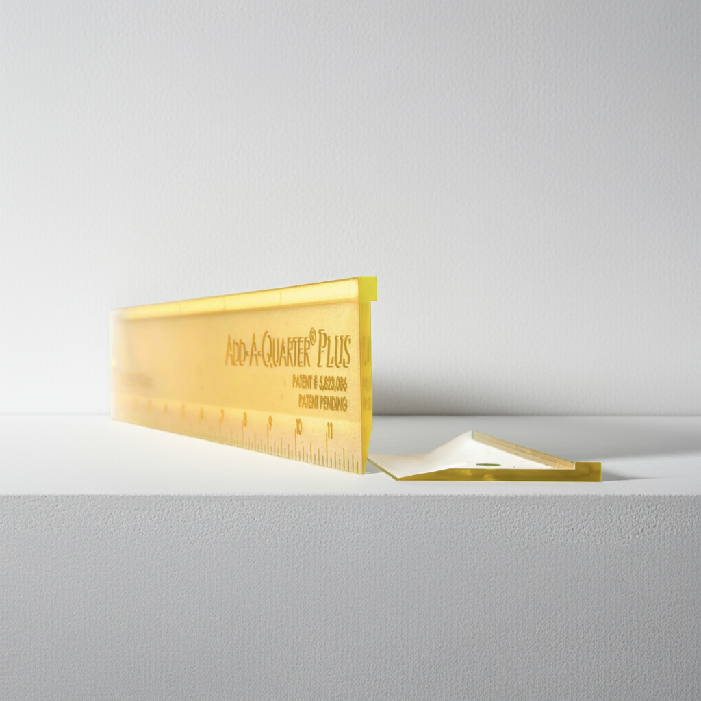 Add-A-Quarter 12in Plus Quilt Ruler by CM Designs