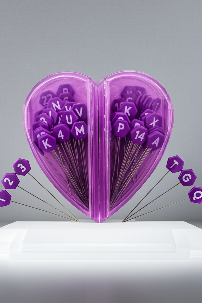 Cool Pins – 104 Heat-Resistant Letter & Number Labels