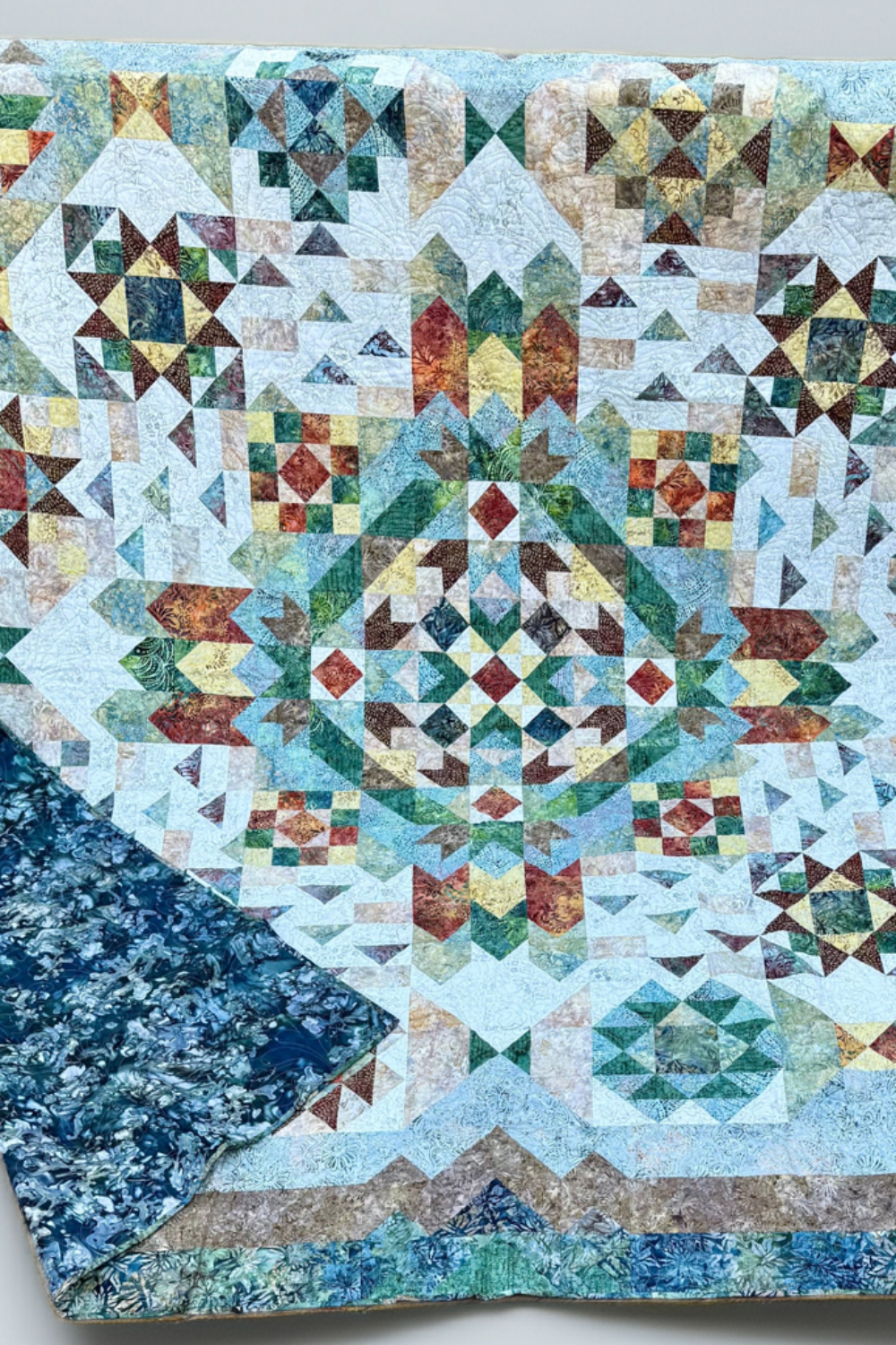 Windsong 108" x 108" Handmade King Quilt