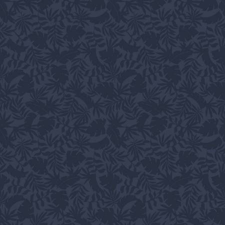 Breezeway by Maywood Studio Collection - Dark Blue Mini Palms