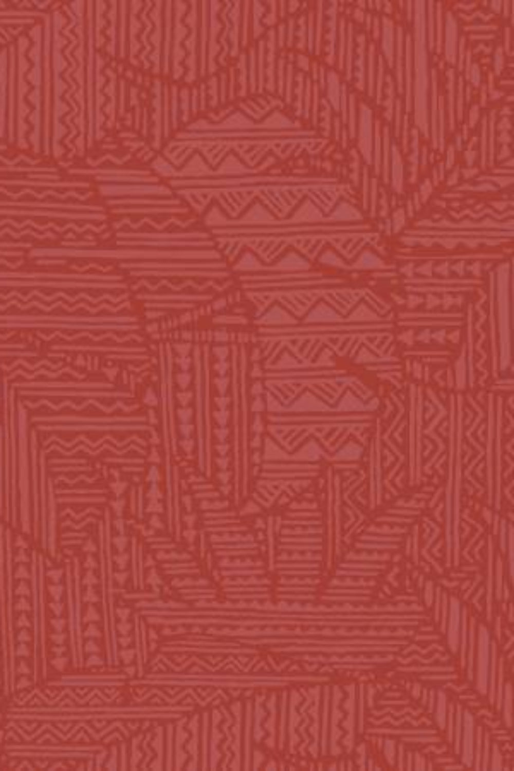 Breezeway by Maywood Studio Collection - Medium Red Palm Patterns – fabric – colorful textile design