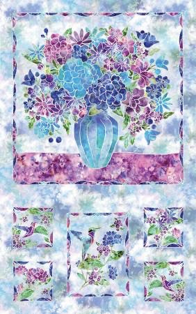 New Fire & Ice - Quilt KIT - by Maywood Studio outlet - Ice Dyed - Floral - 72