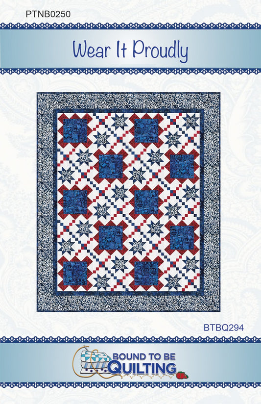 Wear It Proudly – quilt pattern – colorful textile design