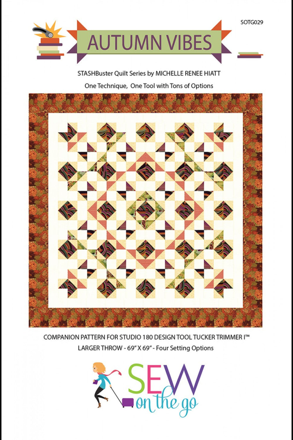 Autumn Vibe – quilt pattern – colorful textile design