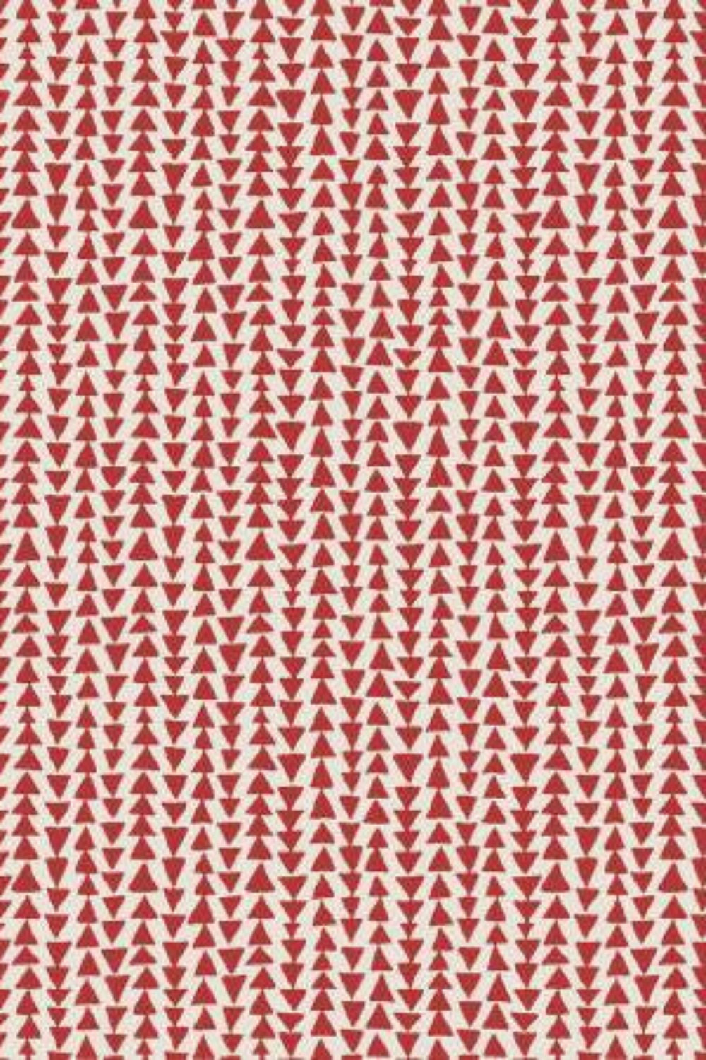 Breezeway by Maywood Studio Collection - Medium Red Mini Triangles Stripe – fabric – colorful textile design