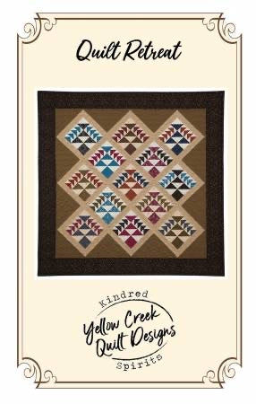 Quilt Retreat – quilt pattern – colorful textile design